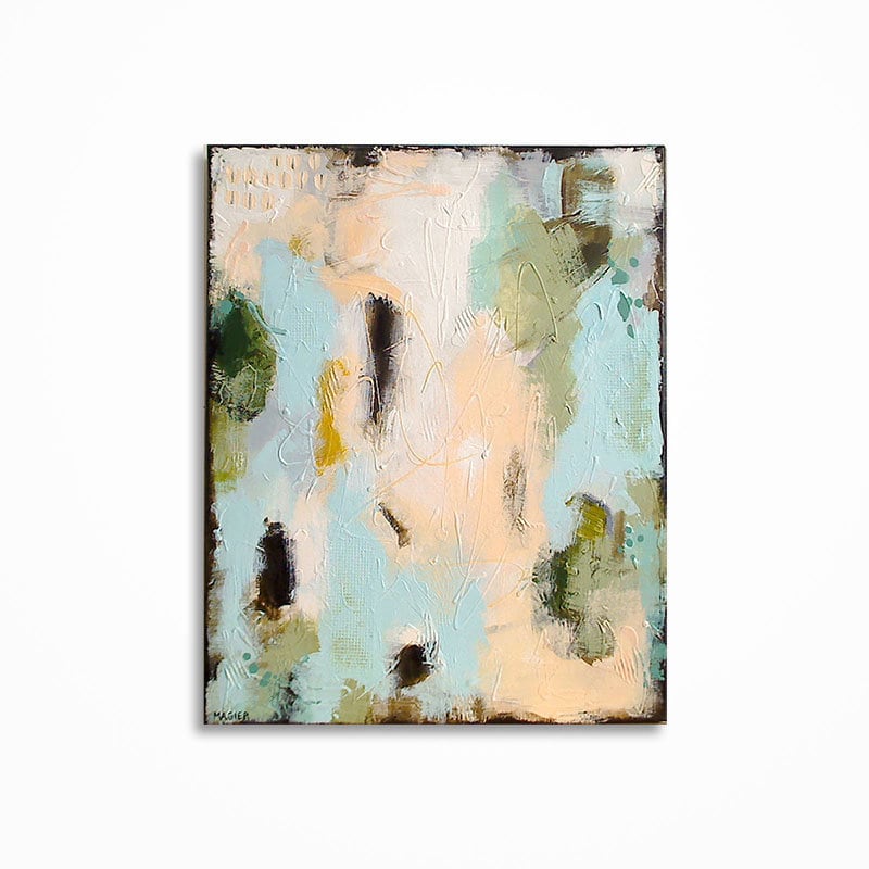 Original Abstract Painting, Contemporary Canvas Wall Art, Textured Mixed Media Artwork
