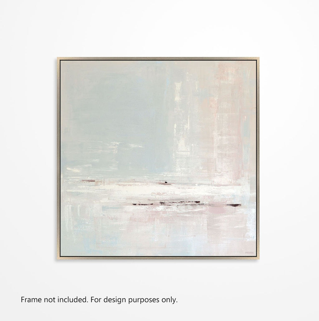 Minimalist Abstract Art, Original Landscape Painting, Contemporary Living Room Wall Art