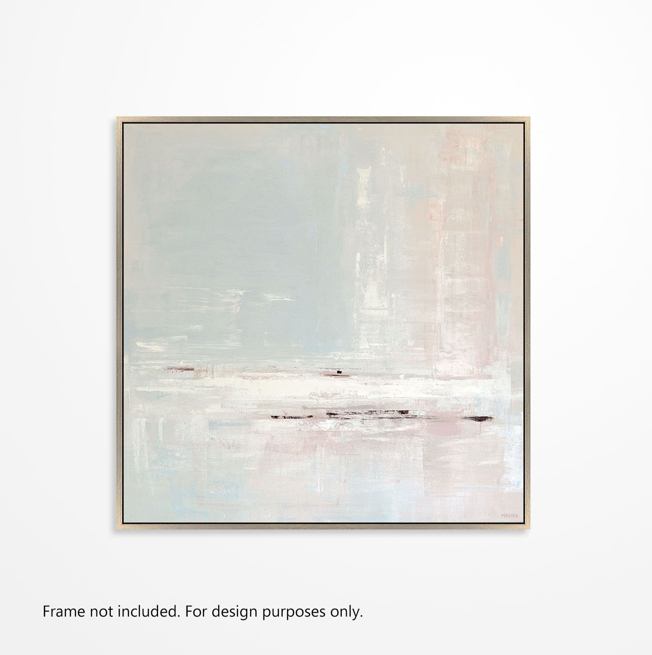 Minimalist Abstract Art, Original Landscape Painting, Contemporary Living Room Wall Art