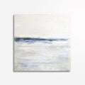 Minimalist Abstract Wall Art, Original Large Landscape Painting, Coastal Decor, Contemporary Blue Abstract
