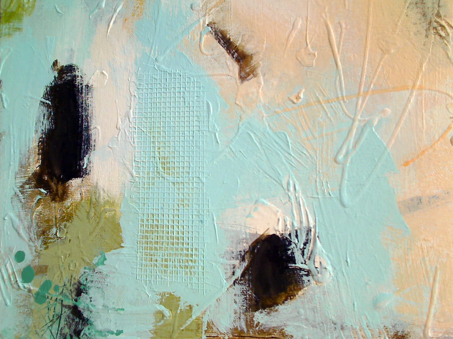 Original Abstract Painting, Contemporary Canvas Wall Art, Textured Mixed Media Artwork