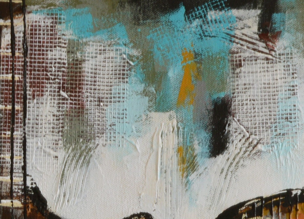 Original Acoustic Guitar Painting, Music Studio Wall Art, Mixed Media Textured Music Art on Canvas