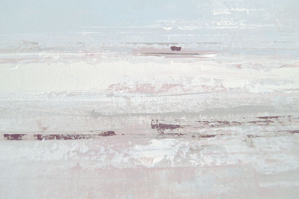 Minimalist Abstract Art, Original Landscape Painting, Contemporary Living Room Wall Art